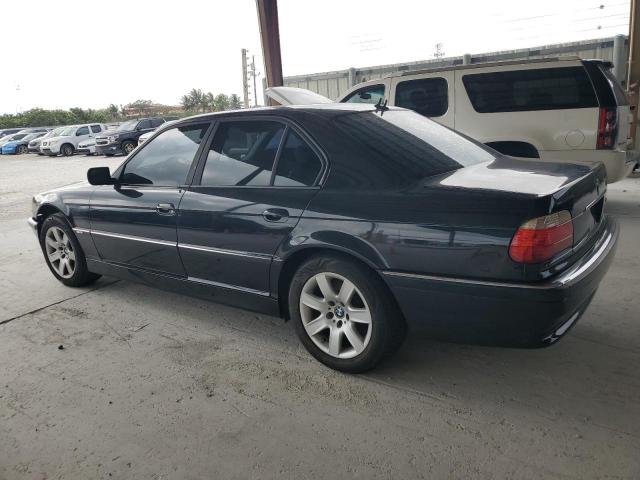 WBAGG83441DN86975 - 2001 BMW 740 I AUTOMATIC BLACK photo 2