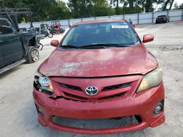 2T1BU4EE4BC616866 - 2011 TOYOTA COROLLA BASE RED photo 5