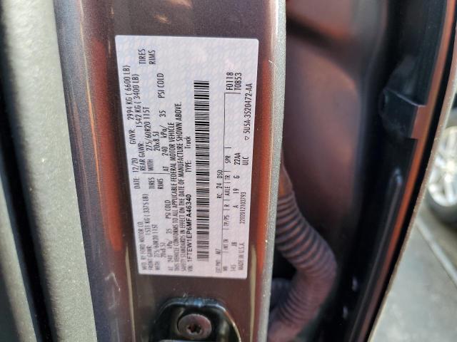 1FTEW1EP6MFA46340 - 2021 FORD F 150 SUPERCREW GRAY photo 12