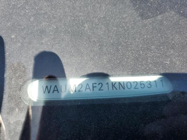 WAUM2AF21KN025311 - 2019 AUDI A6 PRESTIGE ნაცრისფერი ფოტო 12