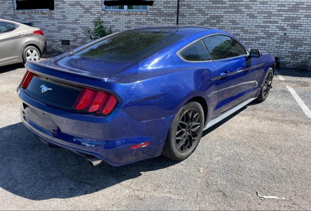 1FA6P8TH9F5374050 - 2015 FORD MUSTANG BLUE photo 4