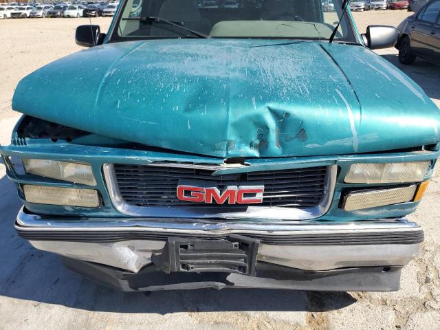 2GTEC19K7S1546518 - 1995 GMC SIERRA C1500 TEAL photo 11