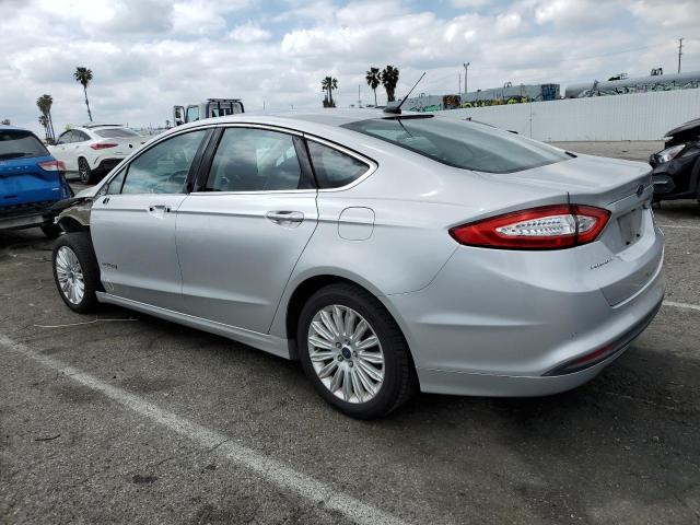 3FA6P0LU9ER227849 - 2014 FORD FUSION SE HYBRID SILVER photo 2