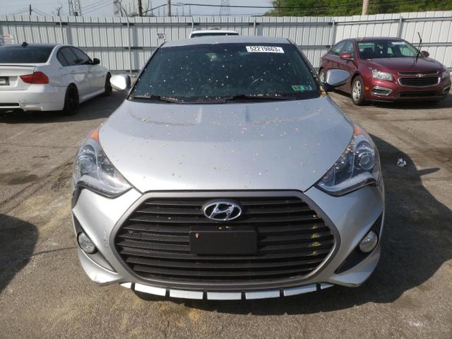 KMHTC6AE0GU264562 - 2016 HYUNDAI VELOSTER TURBO SILVER photo 5