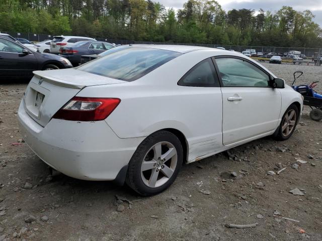 2HGFG12896H506186 - 2006 HONDA CIVIC EX WHITE photo 3