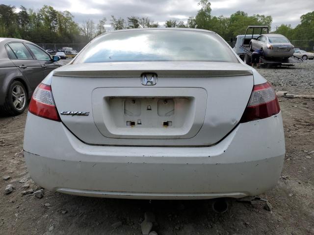 2HGFG12896H506186 - 2006 HONDA CIVIC EX WHITE photo 6