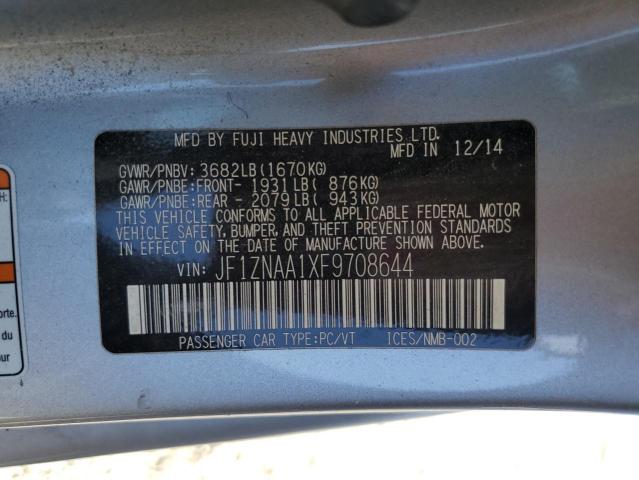 JF1ZNAA1XF9708644 - 2015 TOYOTA SCION FR-S 银色 照片 13