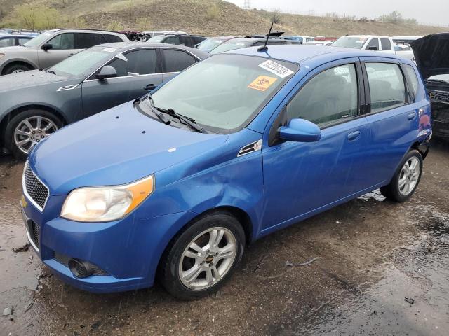 KL1TD6DE8AB110611 - 2010 CHEVROLET AVEO LS BLUE photo 1