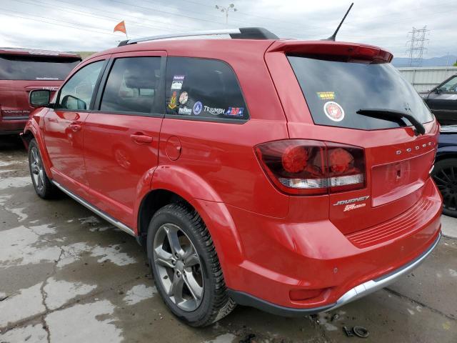 3C4PDCGB1GT195082 - 2016 DODGE JOURNEY CROSSROAD RED photo 2