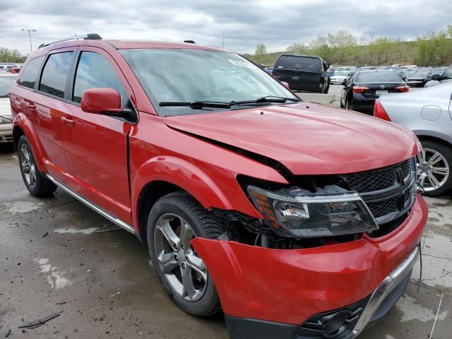 3C4PDCGB1GT195082 - 2016 DODGE JOURNEY CROSSROAD RED photo 4