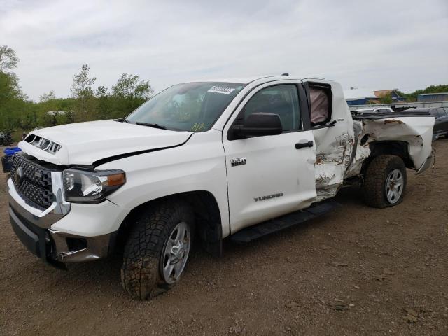 5TFUY5F18LX909316 - 2020 TOYOTA TUNDRA DOUBLE CAB SR/SR5 WHITE photo 1