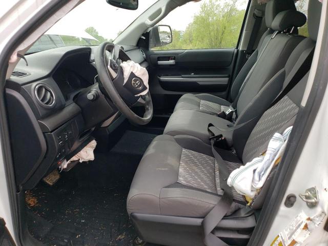 5TFUY5F18LX909316 - 2020 TOYOTA TUNDRA DOUBLE CAB SR/SR5 WHITE photo 7