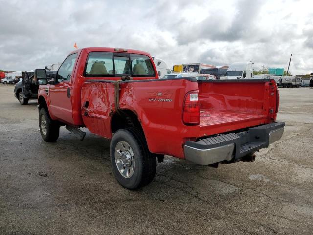 1FTWF31588EC42604 - 2008 FORD F350 SRW SUPER DUTY RED photo 2