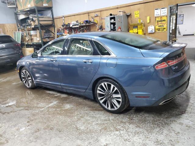 3LN6L5F97KR621545 - 2019 LINCOLN MKZ RESERVE II BLUE photo 2