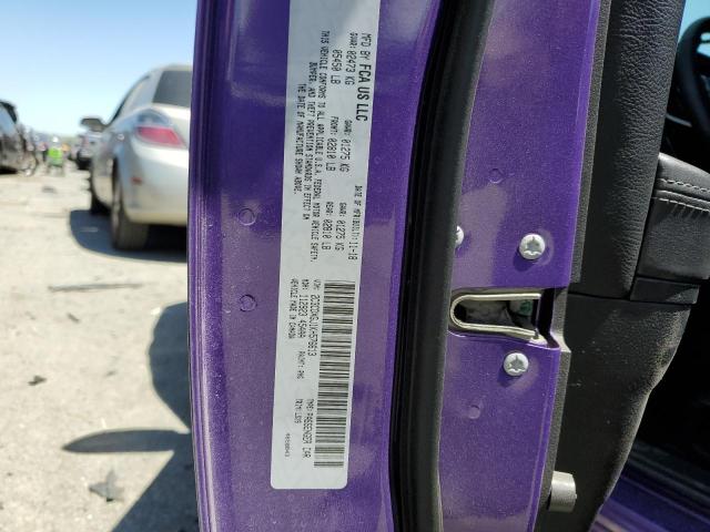 2C3CDXGJ1KH576613 - 2019 DODGE CHARGER SCAT PACK PURPLE photo 12