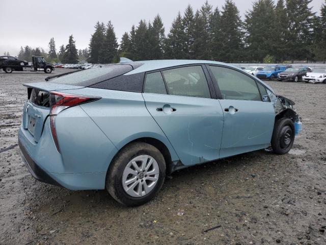 JTDKBRFU8H3542149 - 2017 TOYOTA PRIUS BLUE photo 3