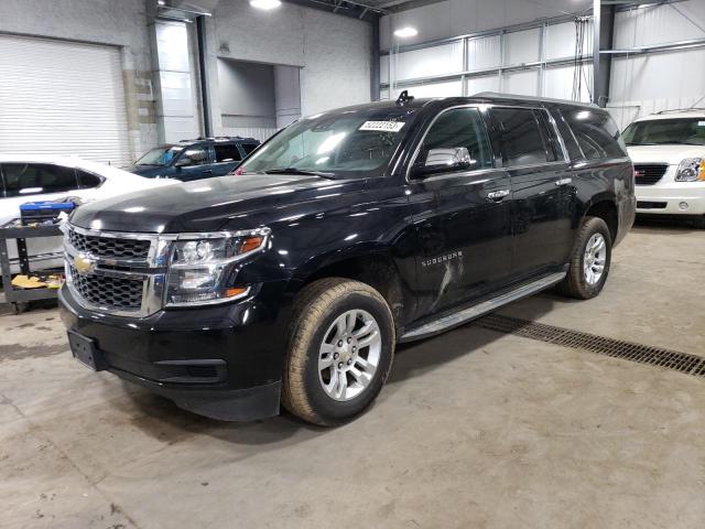 1GNSKJKC9FR568940 - 2015 CHEVROLET SUBURBAN K1500 LT BLACK photo 1