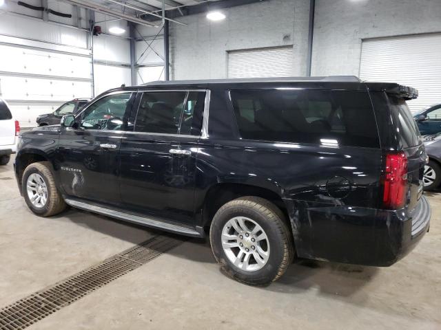 1GNSKJKC9FR568940 - 2015 CHEVROLET SUBURBAN K1500 LT BLACK photo 2