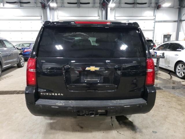 1GNSKJKC9FR568940 - 2015 CHEVROLET SUBURBAN K1500 LT BLACK photo 6