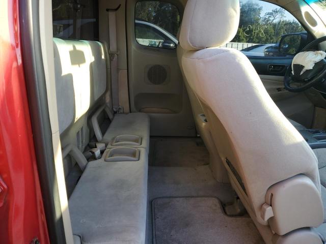 5TETX22N36Z252301 - 2006 TOYOTA TACOMA ACCESS CAB წითელი ფოტო 10