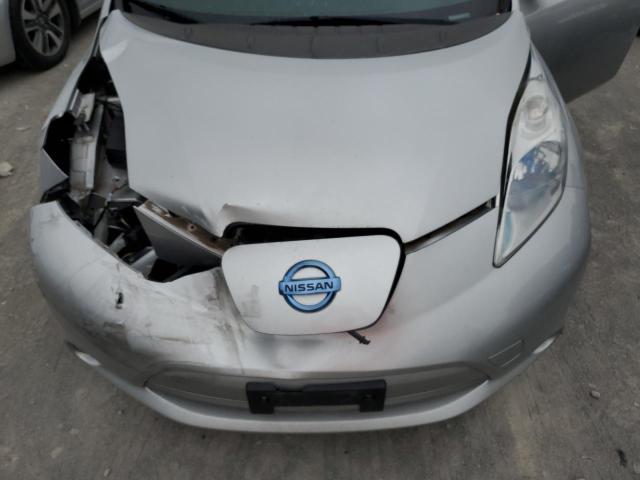 1N4AZ0CP0DC423111 - 2013 NISSAN LEAF S SILVER photo 11