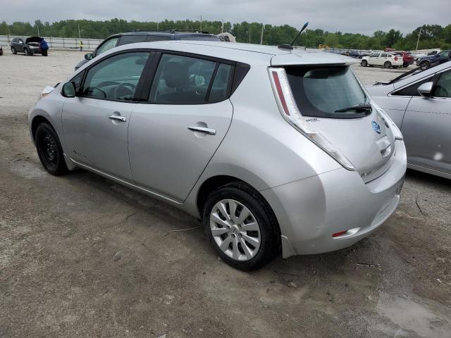 1N4AZ0CP0DC423111 - 2013 NISSAN LEAF S SILVER photo 2