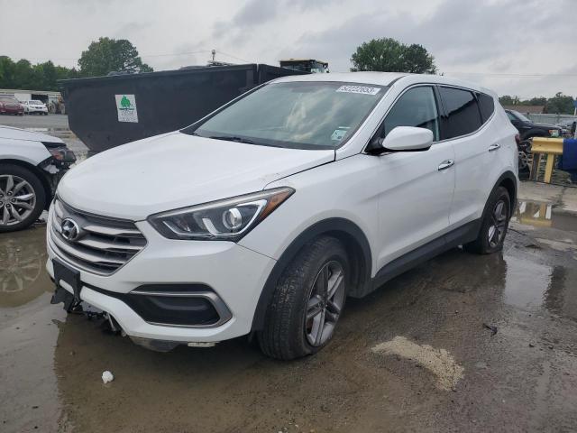 5NMZTDLB5HH009646 - 2017 HYUNDAI SANTA FE S WHITE photo 1