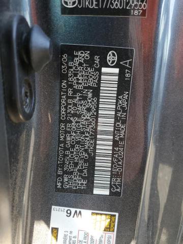 JTKDE177360129556 - 2006 TOYOTA SCION TC 灰色 照片 13