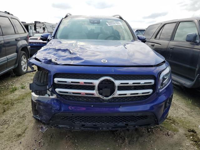 W1N4M4HB6NW204849 - 2022 MERCEDES-BENZ GLB 250 4MATIC BLUE photo 5