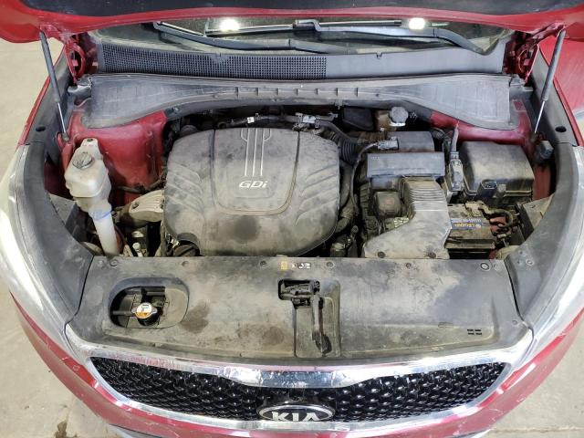 5XYPHDA5XGG009057 - 2016 KIA SORENTO EX BURGUNDY photo 12