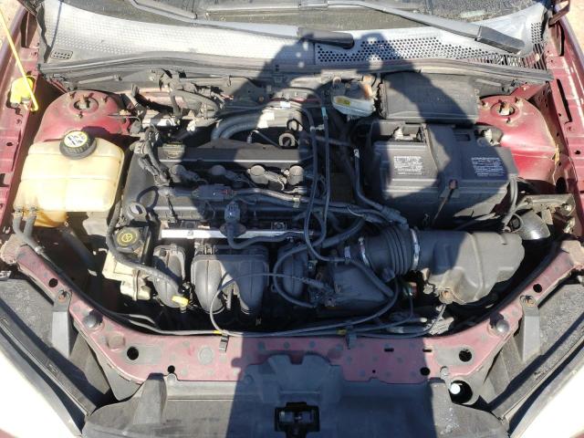 1FAFP34N47W299387 - 2007 FORD FOCUS ZX4 RED photo 11