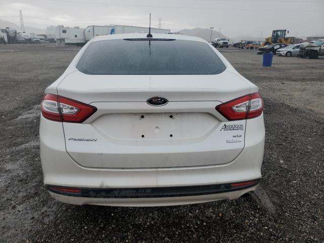 3FA6P0HR8DR303869 - 2013 FORD FUSION SE WHITE photo 6