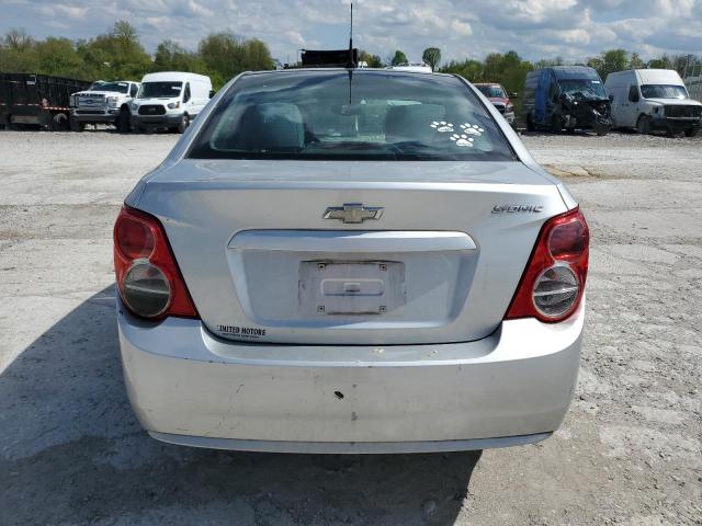 1G1JA5SH2C4116551 - 2012 CHEVROLET SONIC LS SILVER photo 6