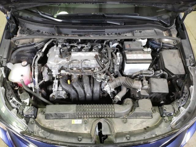 5YFEPMAEXNP389455 - 2022 TOYOTA COROLLA LE BLUE photo 11