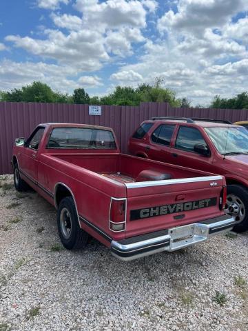 1GCCS14R1H2269632 - 1987 CHEVROLET S TRUCK S10 RED photo 3