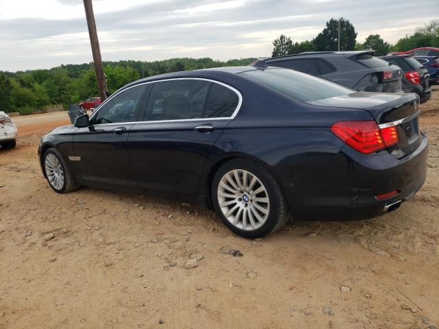 WBAKB8C58ACY62923 - 2010 BMW 750 LI BLUE photo 2