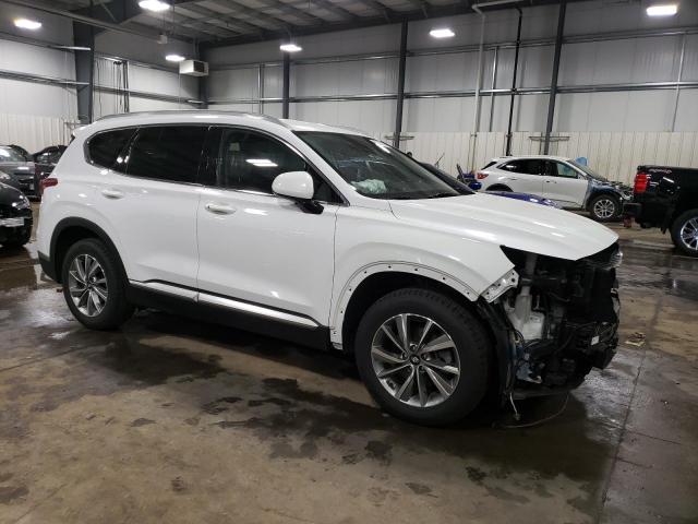 5NMS3CAD2LH170237 - 2020 HYUNDAI SANTA FE SEL WHITE photo 4