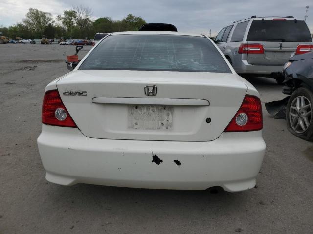 1HGEM22115L071064 - 2005 HONDA CIVIC DX VP WHITE photo 6