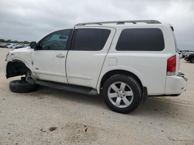 5N1BA08C68N601489 - 2008 NISSAN ARMADA SE WHITE photo 2