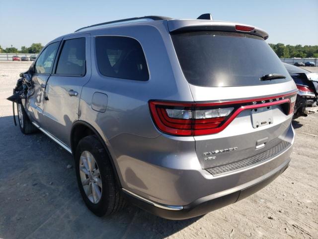 1C4RDJAG9FC709756 - 2015 DODGE DURANGO SXT SILVER photo 3