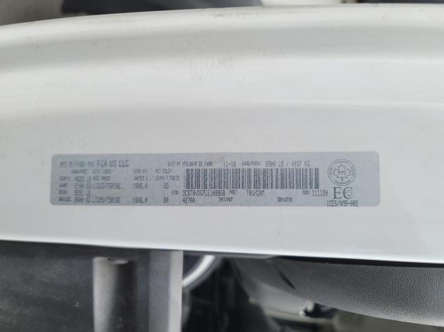 3C6TRVDG7LE109968 - 2020 RAM PROMASTER 2500 HIGH 白色 照片 10