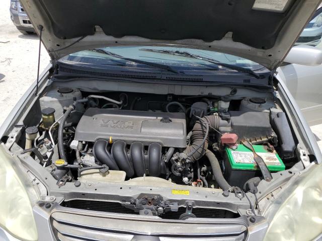 2T1BR32E74C304933 - 2004 TOYOTA COROLLA CE SILVER photo 11