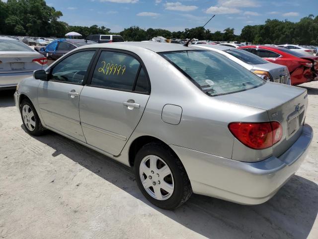 2T1BR32E74C304933 - 2004 TOYOTA COROLLA CE SILVER photo 2