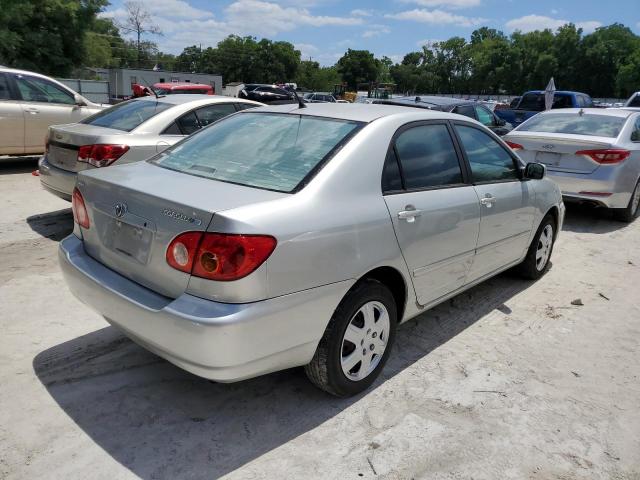 2T1BR32E74C304933 - 2004 TOYOTA COROLLA CE SILVER photo 3