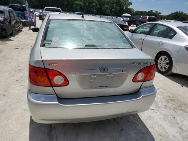 2T1BR32E74C304933 - 2004 TOYOTA COROLLA CE SILVER photo 6