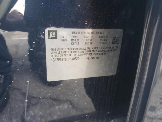 1G1ZE5ST6HF140620 - 2017 CHEVROLET MALIBU LT 蓝色 照片 12