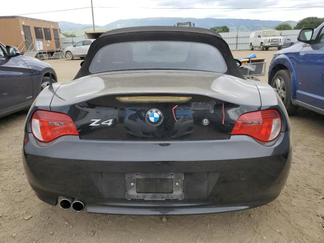 4USBU535X6LX00126 - 2006 BMW Z4 3.0SI BLACK photo 6