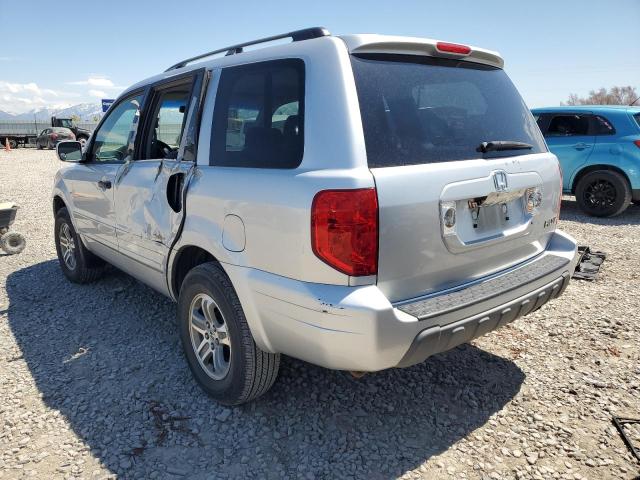 5FNYF18445B063691 - 2005 HONDA PILOT EX SILVER photo 2