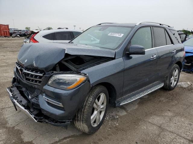 4JGDA5HB7DA149325 - 2013 MERCEDES-BENZ ML 350 4MATIC GRAY photo 1