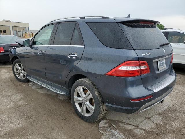 4JGDA5HB7DA149325 - 2013 MERCEDES-BENZ ML 350 4MATIC GRAY photo 2